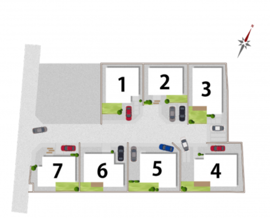 熊本市東区長嶺東、新築一戸建ての画像です