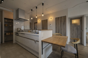 熊本市中央区新屋敷、マンションのキッチン画像です