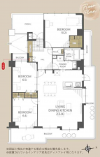 熊本市中央区世安、マンションの間取り画像です