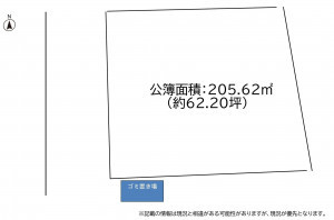 合志市御代志、土地の間取り画像です