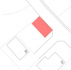 合志市御代志、土地の間取り画像です