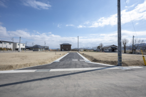 熊本市南区富合町、土地の画像です