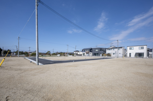 熊本市南区富合町、土地の画像です