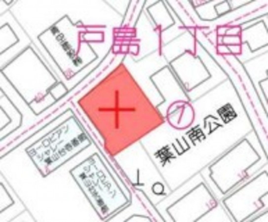 熊本市東区戸島、土地の間取り画像です