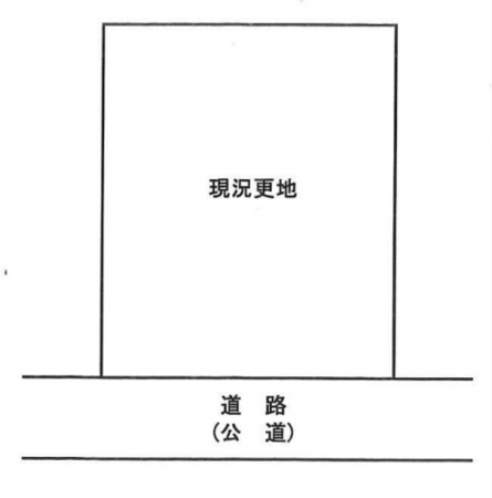 岸和田市小松里町、土地の間取り画像です