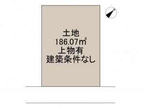 岸和田市摩湯町、土地の間取り画像です