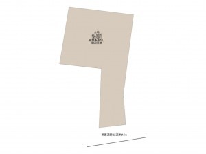 高石市、土地の間取り画像です