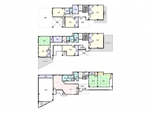 泉大津市、中古一戸建ての間取り画像です