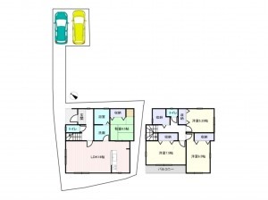 堺市西区、新築一戸建ての間取り画像です