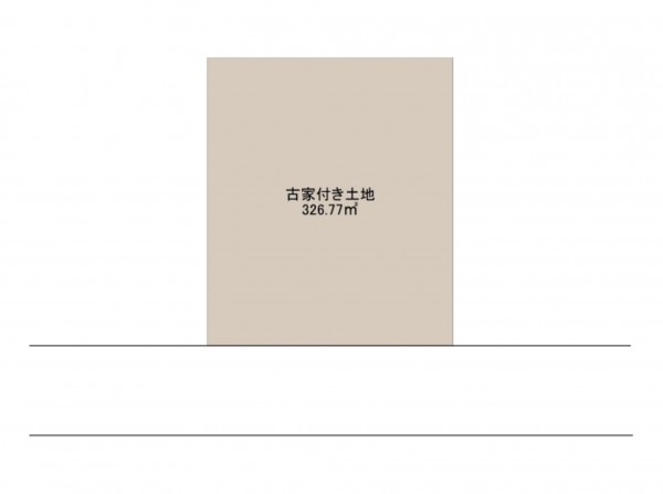 和泉市光明台、土地の間取り画像です