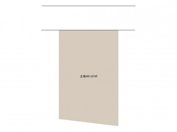 和泉市青葉台、土地の間取り画像です