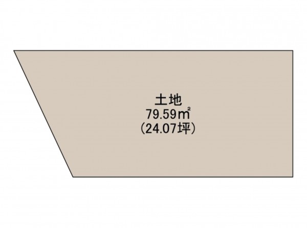 和泉市東阪本町、土地の間取り画像です