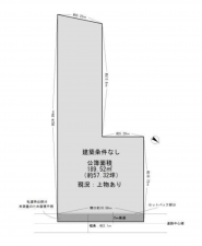 岸和田市土生町、土地の間取り画像です