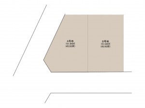 和泉市鶴山台、土地の間取り画像です