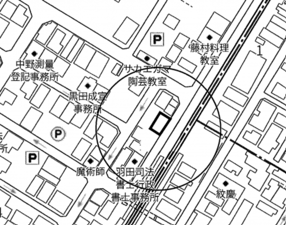 岸和田市上野町東、土地の間取り画像です
