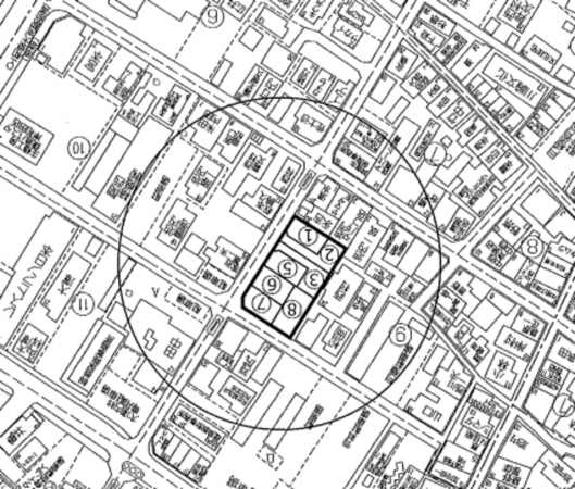 岸和田市上野町西、土地の間取り画像です