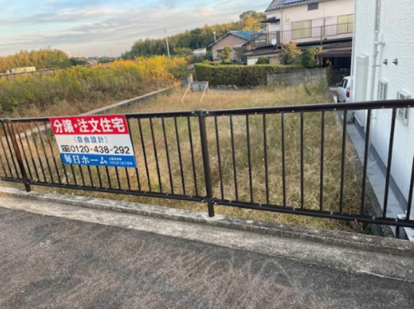 岸和田市尾生町、土地の画像です