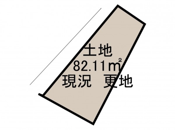 岸和田市下野町、土地の間取り画像です