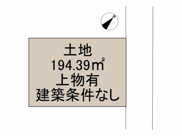 和泉市和気町、土地の間取り画像です