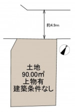 和泉市池田下町、土地の間取り画像です