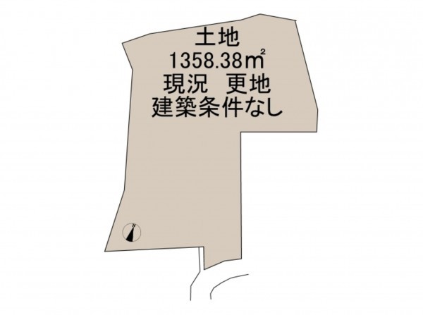 和泉市浦田町、土地の間取り画像です