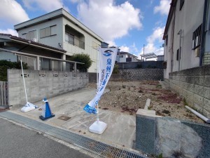 岸和田市上松町、土地の画像です