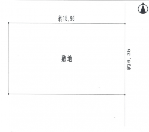 岸和田市加守町、土地の間取り画像です