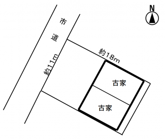 和泉市幸、土地の間取り画像です