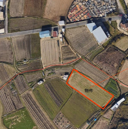 和泉市上代町、土地の間取り画像です