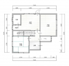 和泉市一条院町、中古一戸建ての間取り画像です