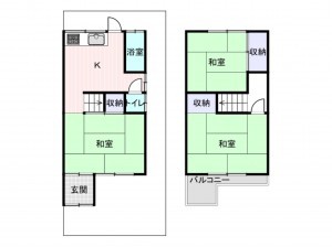 和泉市富秋町、新築一戸建ての間取り画像です