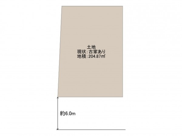 和泉市いぶき野、土地の間取り画像です