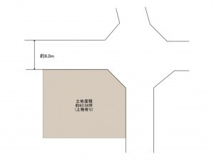 和泉市唐国町、土地の間取り画像です