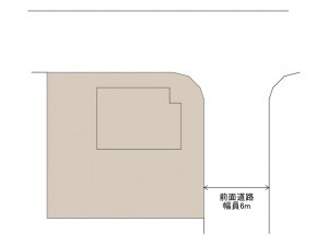 和泉市緑ケ丘、土地の間取り画像です