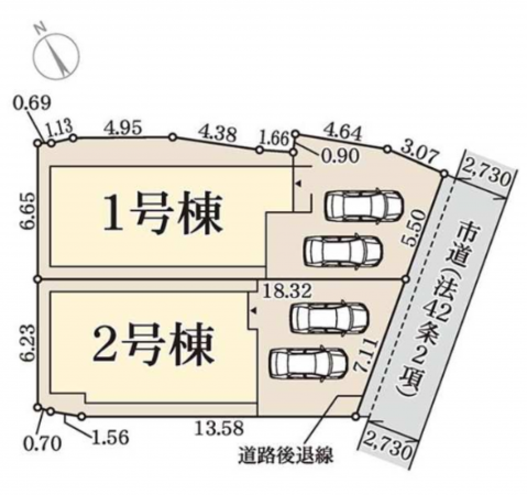 岸和田市並松町、新築一戸建ての画像です