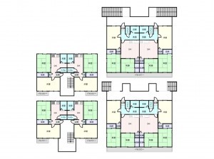 和泉市黒鳥町、収益物件/アパートの間取り画像です
