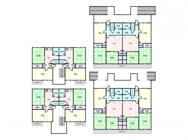 和泉市黒鳥町、収益物件/アパートの間取り画像です
