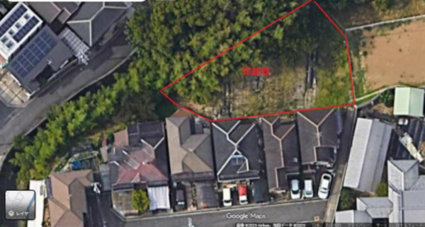 和泉市三林町、土地の画像です