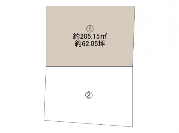 岸和田市荒木町、土地の間取り画像です