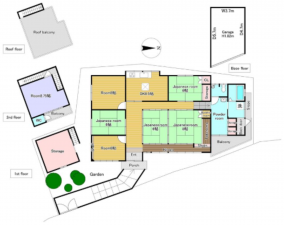 和泉市若樫町、中古一戸建ての間取り画像です