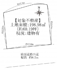 和泉市緑ケ丘、土地の間取り画像です