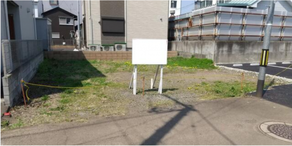 仙台市宮城野区苦竹、土地の画像です