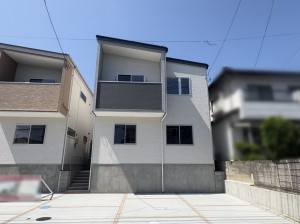 多賀城市伝上山、新築一戸建ての外観画像です
