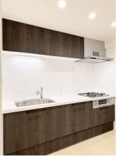 仙台市宮城野区新田、マンションのキッチン画像です