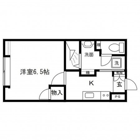 仙台市宮城野区福田町、収益物件/マンションの間取り画像です