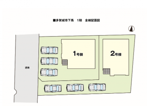 多賀城市下馬、新築一戸建ての画像です