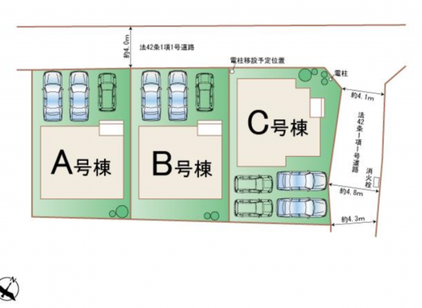仙台市宮城野区中野、新築一戸建ての画像です