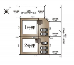 仙台市宮城野区安養寺、新築一戸建ての画像です