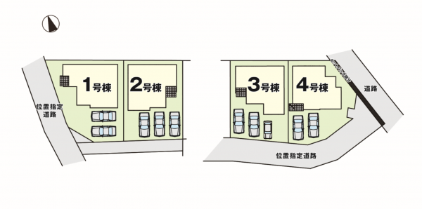 仙台市宮城野区福田町、新築一戸建ての画像です
