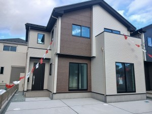 仙台市宮城野区福田町、新築一戸建ての外観画像です